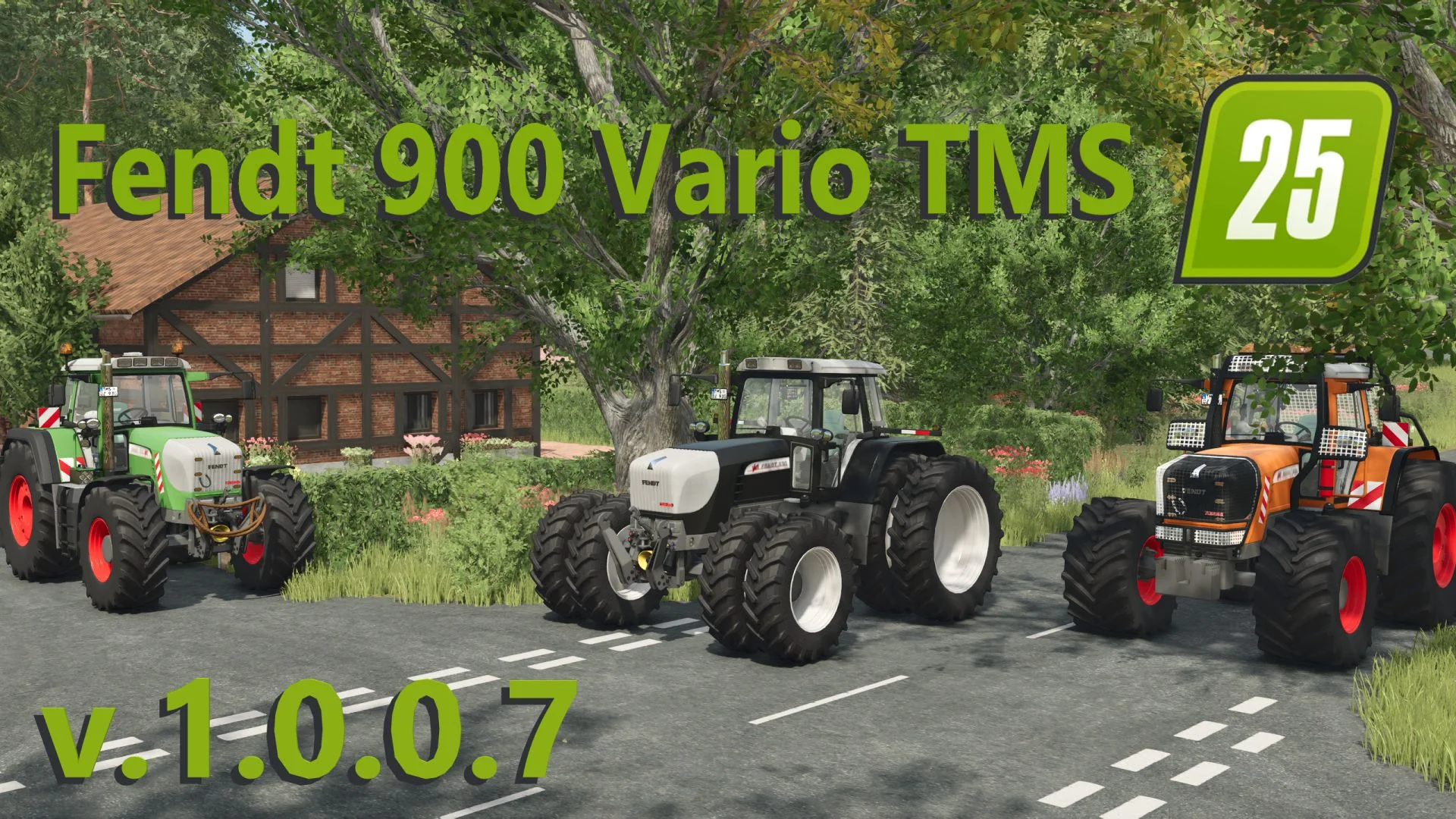 FS25 Fendt 900 Vario TMS V1.0.0.7 Tractors Mod FS25 Mod Free Download