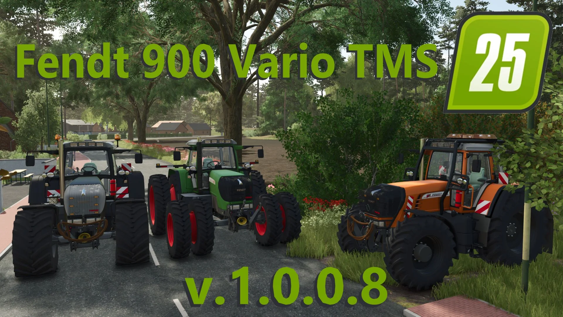 FS25 Fendt 900 Vario TMS V1.0.0.8 Tractors Mod FS25 Mod Free Download
