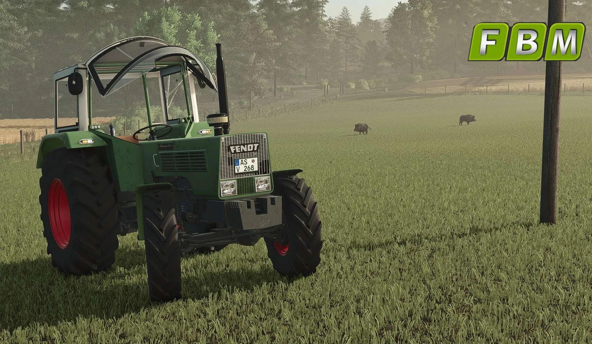FS25 Fendt Farmer 104S v1.0.0.1 Tractors Mod