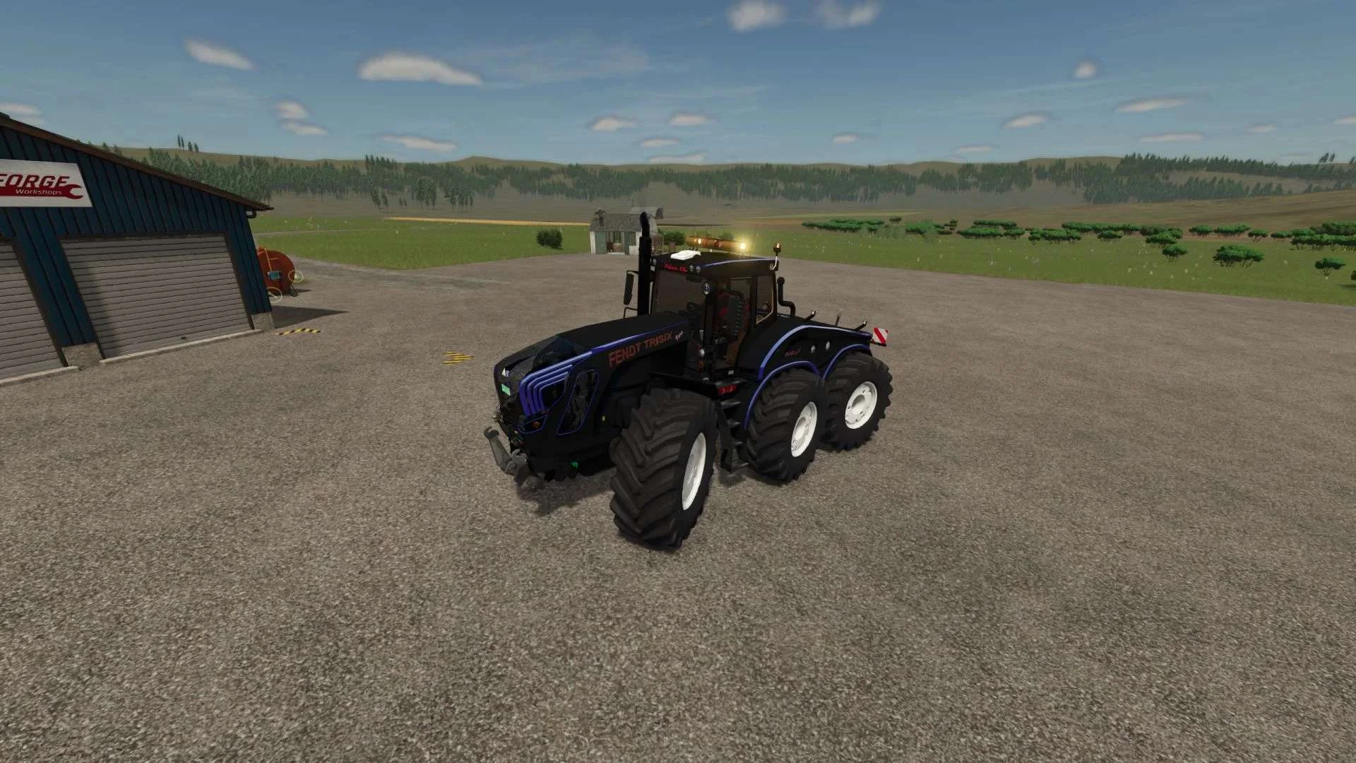 FS25 Fendt Trisix V6 Engine v1.0.1.1 Tractors Mod