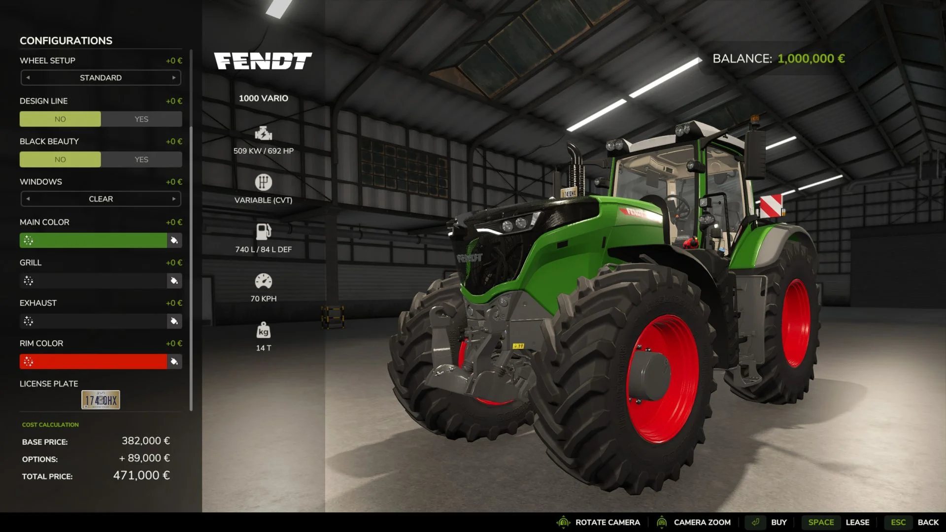 FS25 Fendt Vario 1000 Chip Tractor v1.0 Tractors Mod FS25 Mod Free Download