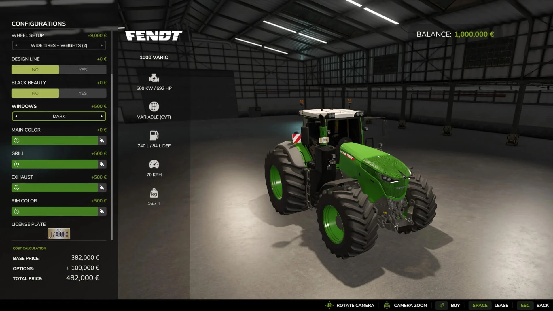 FS25 Fendt Vario 1000 Chip v1.0 Tractors Mod FS25 Mod Free Download