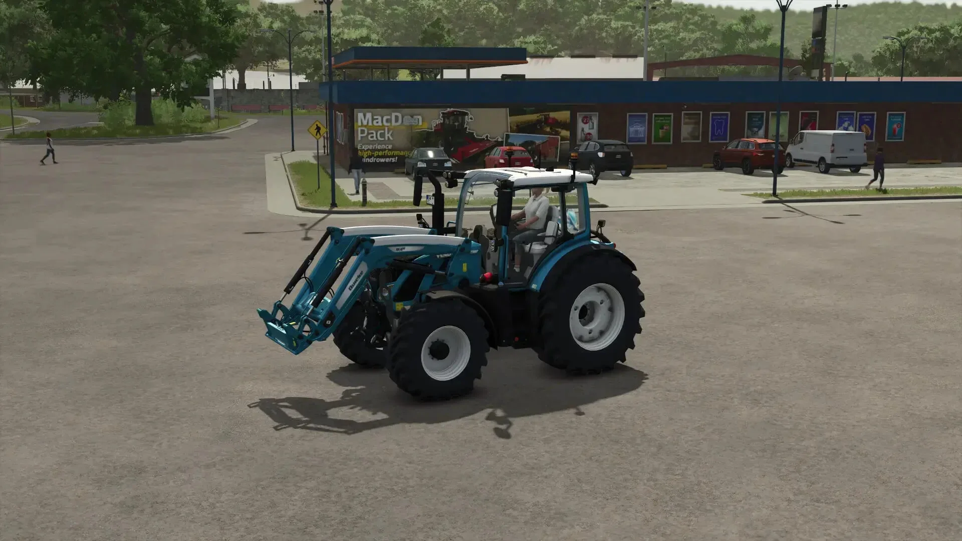 FS25 Fendt Vario 500 Dolphin Edition v1.0 Tractors Mod FS25 Mod Free Download
