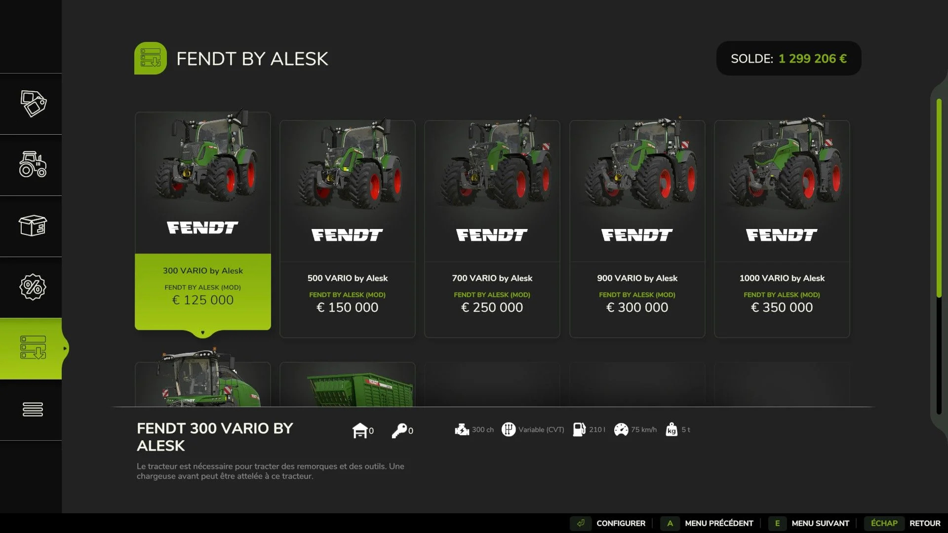 FS25 Fendt Vario Pack V1.3 Tractors Mod FS25 Mod Free Download