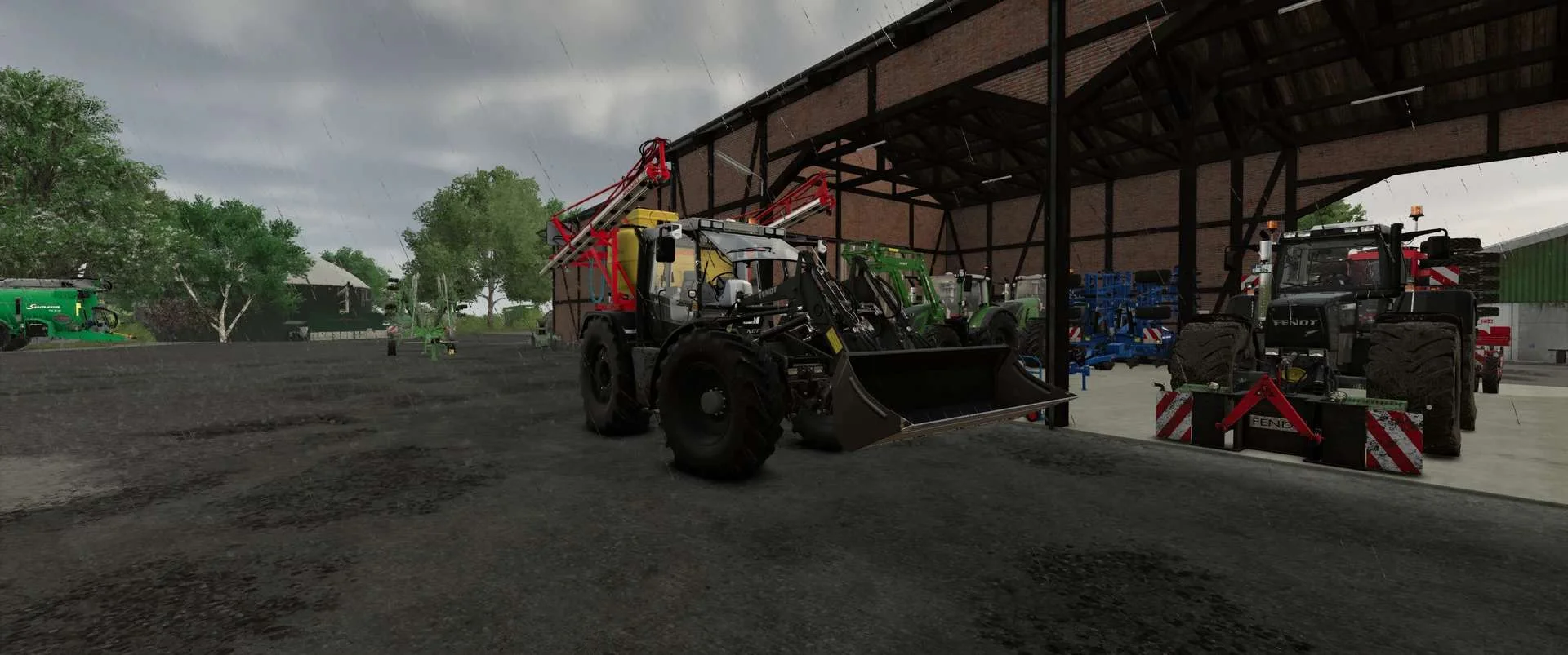 FS25 Fendt Xylon 524 v1.0 Tractors Mod