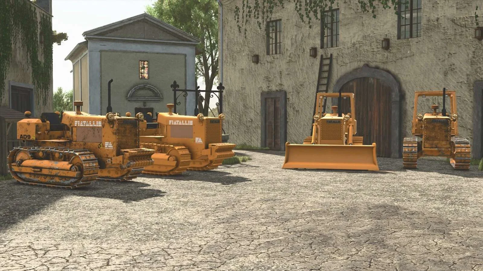 FS25 Fiat-Allis Ad9 v1.0.0.1 Tractors Mod FS25 Mod Free Download