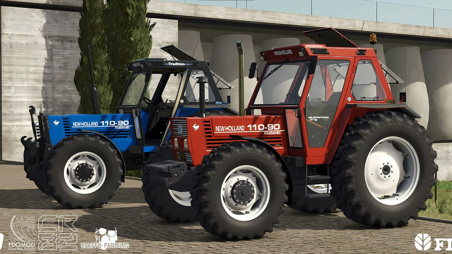 FS25 Fiatagri 110-90 V1.0 Tractors Mod FS25 Mod Free Download