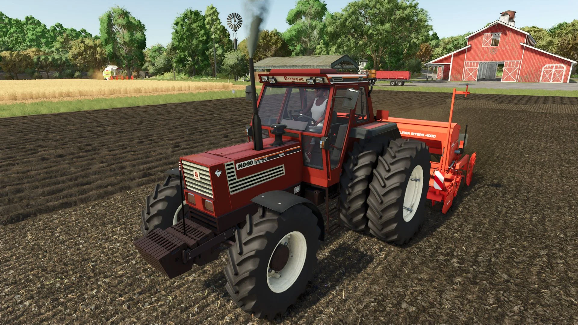 FS25 Fiatagri 140-90 V1.0 Tractors Mod FS25 Mod Free Download