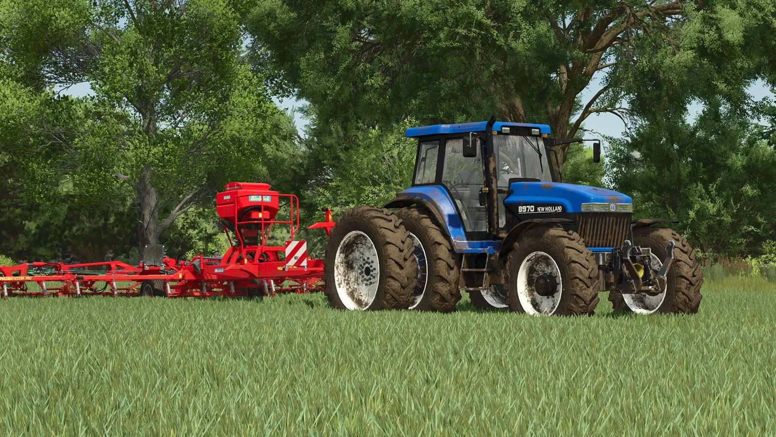 FS25 Ford & NH 70 Series v1.0 Tractors Mod