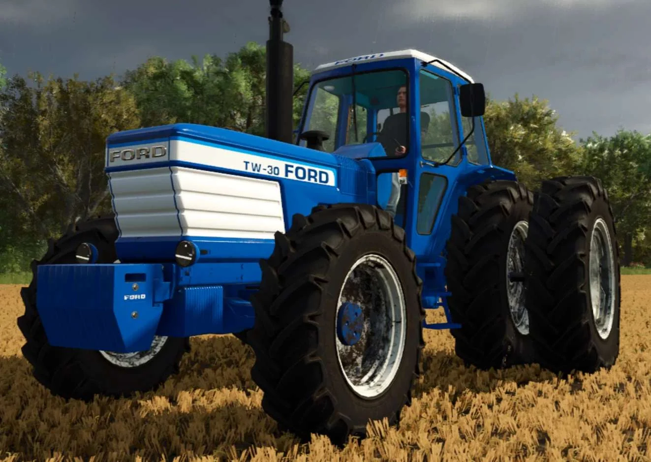 FS25 Ford TW Large v1.0 Tractors Mod FS25 Mod Free Download