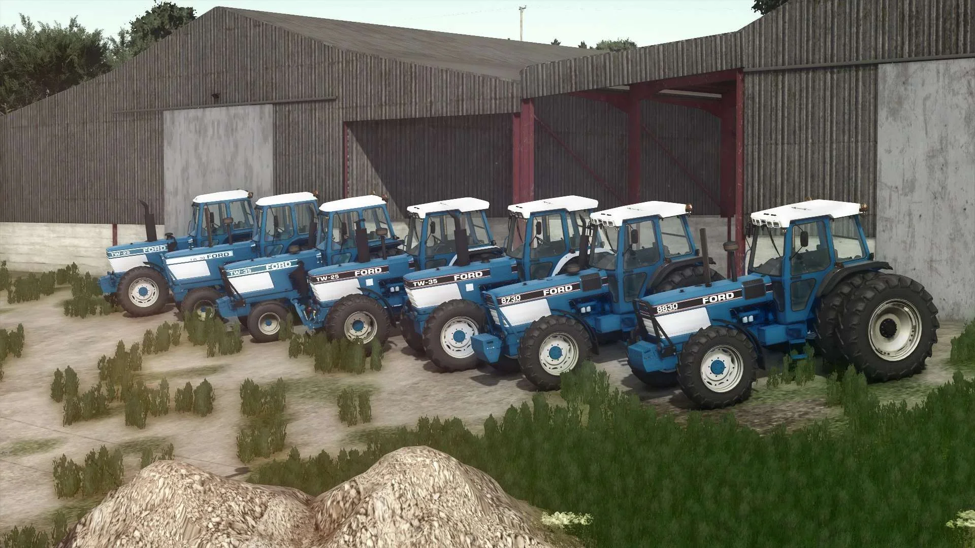 FS25 Ford TW Series v1.0 Tractors Mod FS25 Mod Free Download