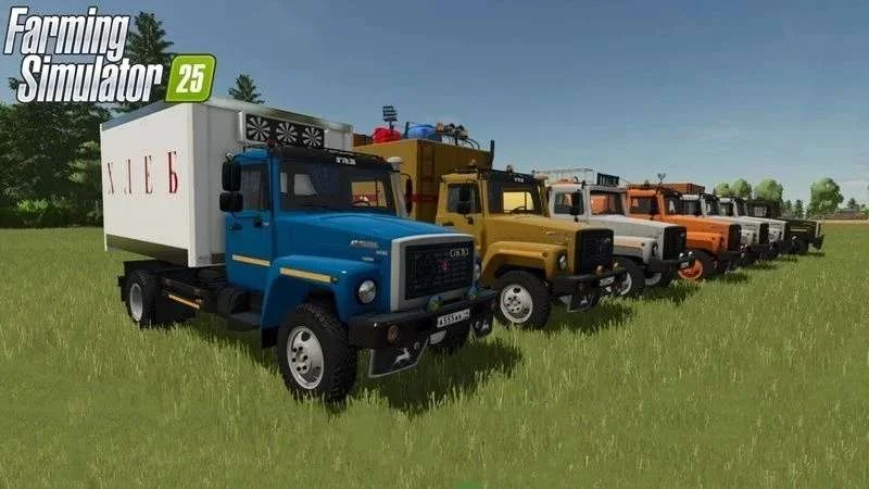 FS25 GAZ-3307 v1.0.1 Tractors Mod FS25 Mod Free Download