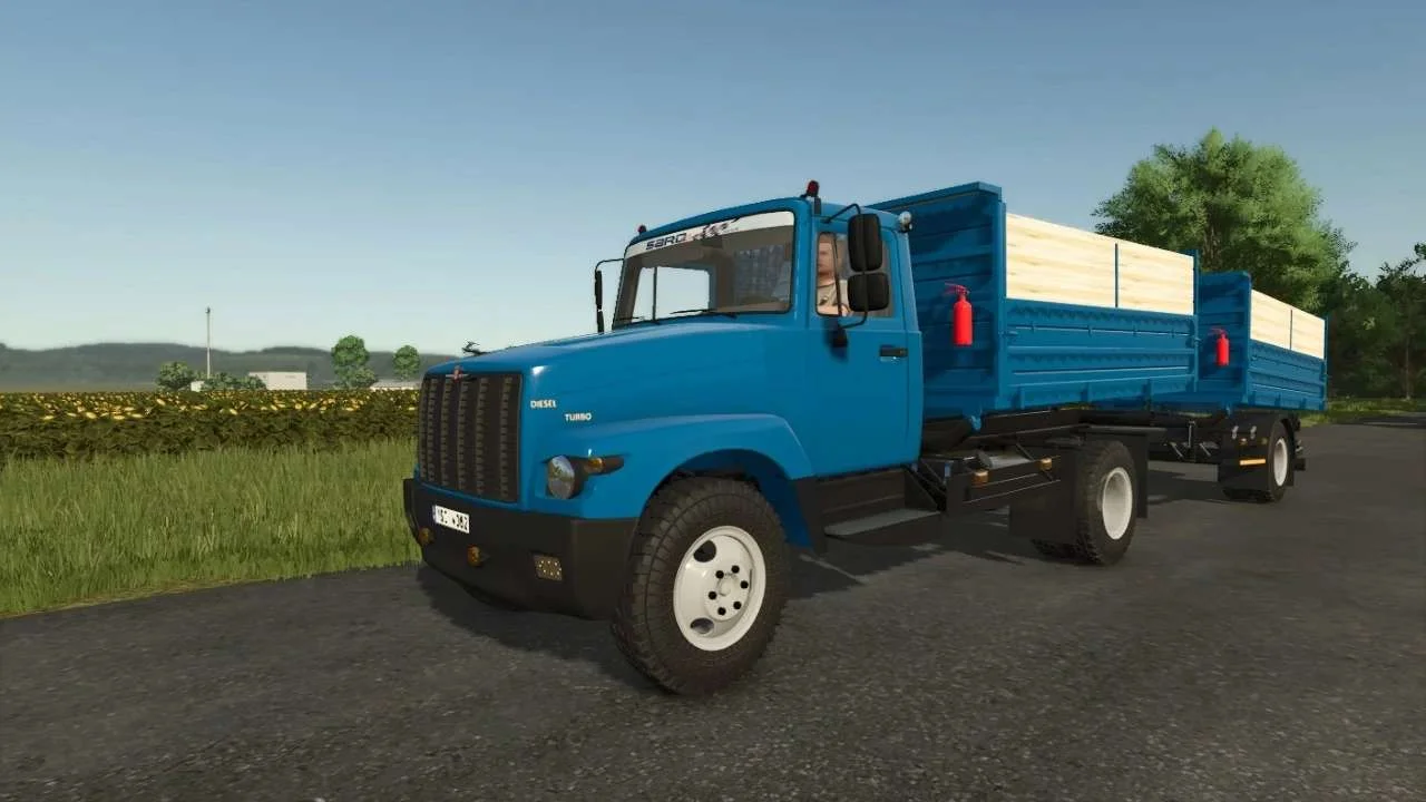 FS25 GAZ-3307 v1.0.4 Tractors Mod FS25 Mod Free Download