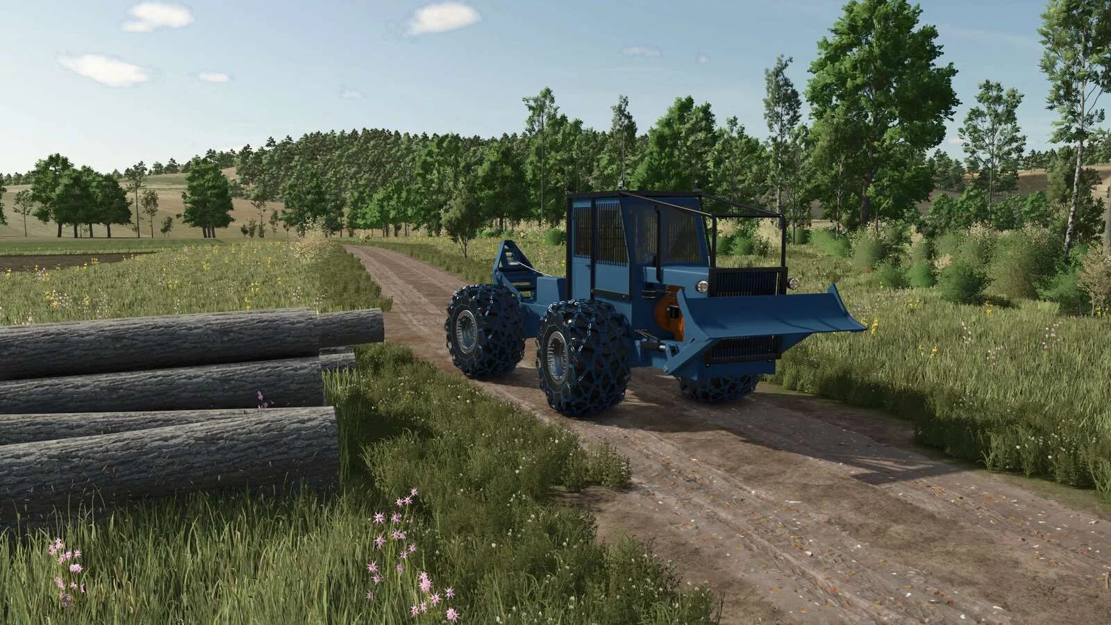 FS25 Homebuilt Skidder v1.0 Tractors Mod