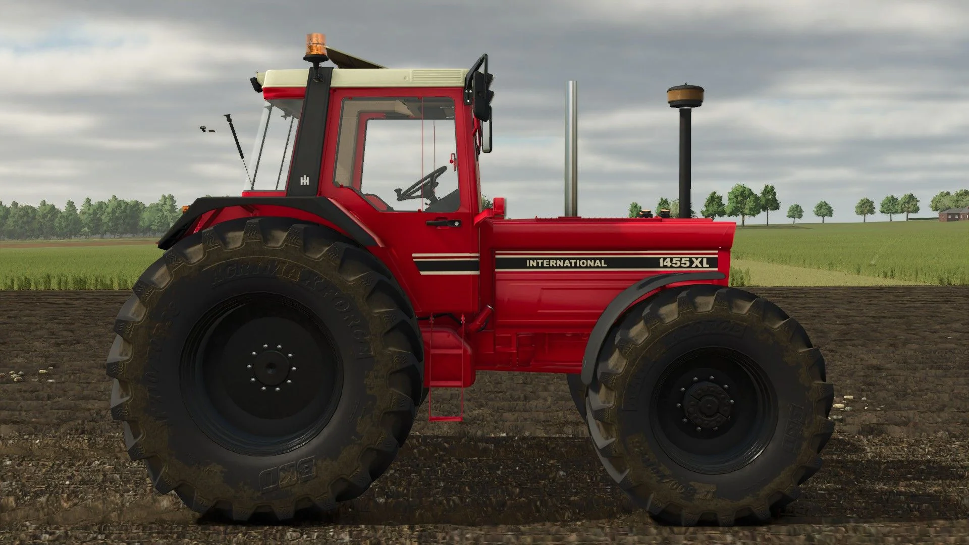 FS25 IHC 1255-1455 XL V1.0 Tractors Mod FS25 Mod Free Download