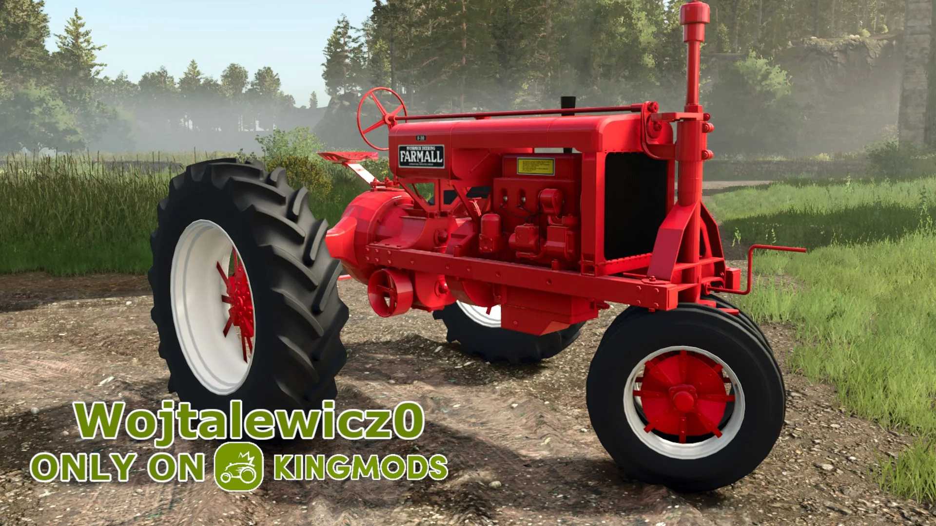 FS25 International Farmall F-30 V1.5 Tractors Mod