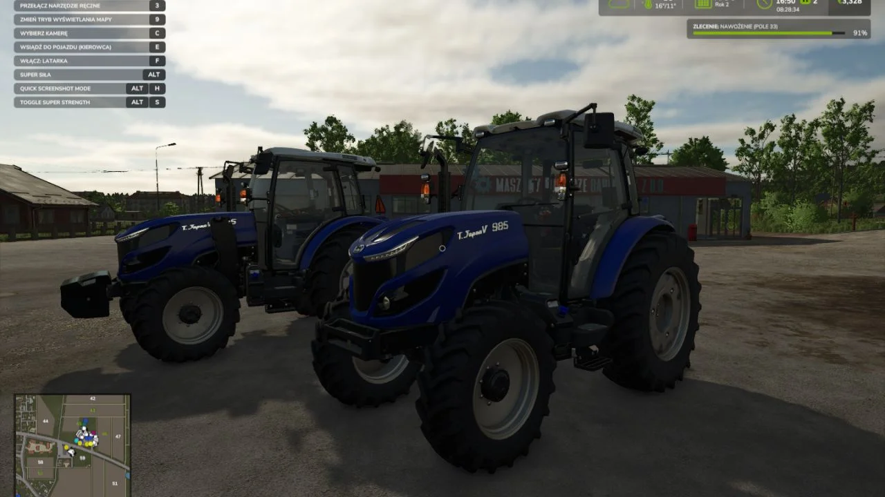 FS25 Iseki TJV 985 V1.0 Tractors Mod FS25 Mod Free Download