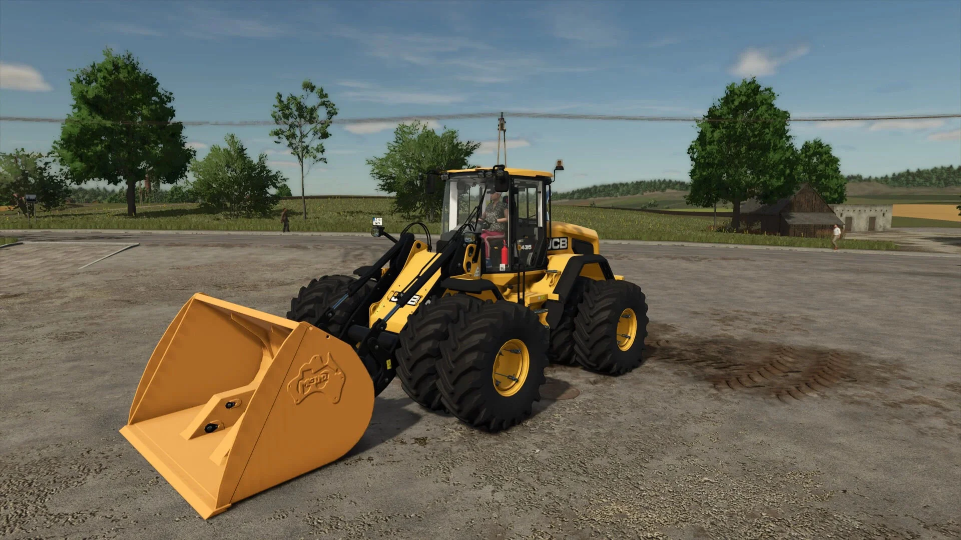 FS25 JCB 435S Stage V v1.0 Tractors Mod FS25 Mod Free Download