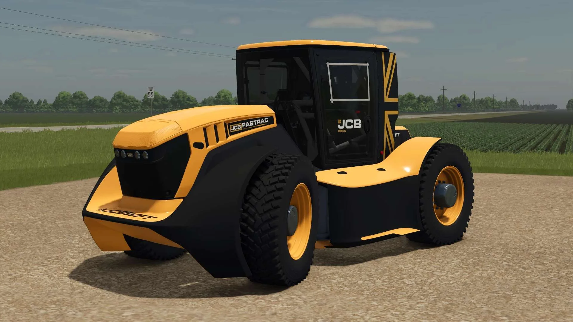 FS25 JCB World’s Fastest Tractor v1.0 Tractors Mod