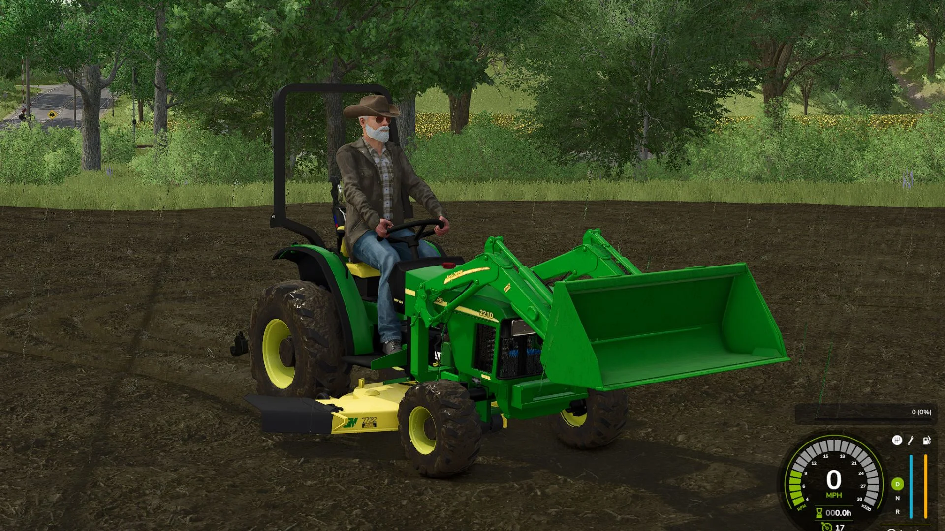 FS25 John Deere 2210 Sub-Compact Beta 2 v1.0 Tractors Mod FS25 Mod Free Download