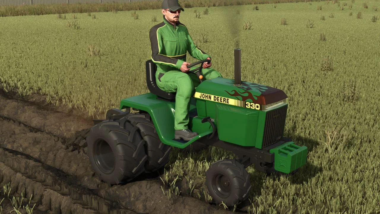 FS25 John Deere 330 Lawn Tractor V1.0 Tractors Mod FS25 Mod Free Download