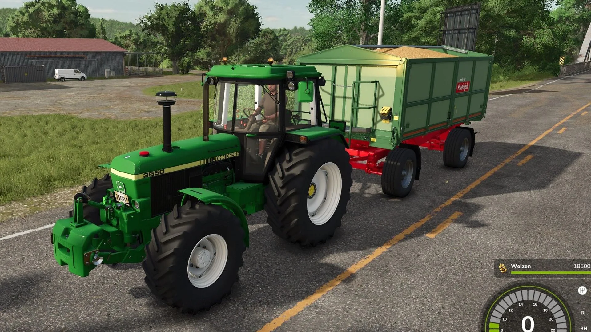 FS25 John Deere 3650 MTSH V1.3 Tractors Mod