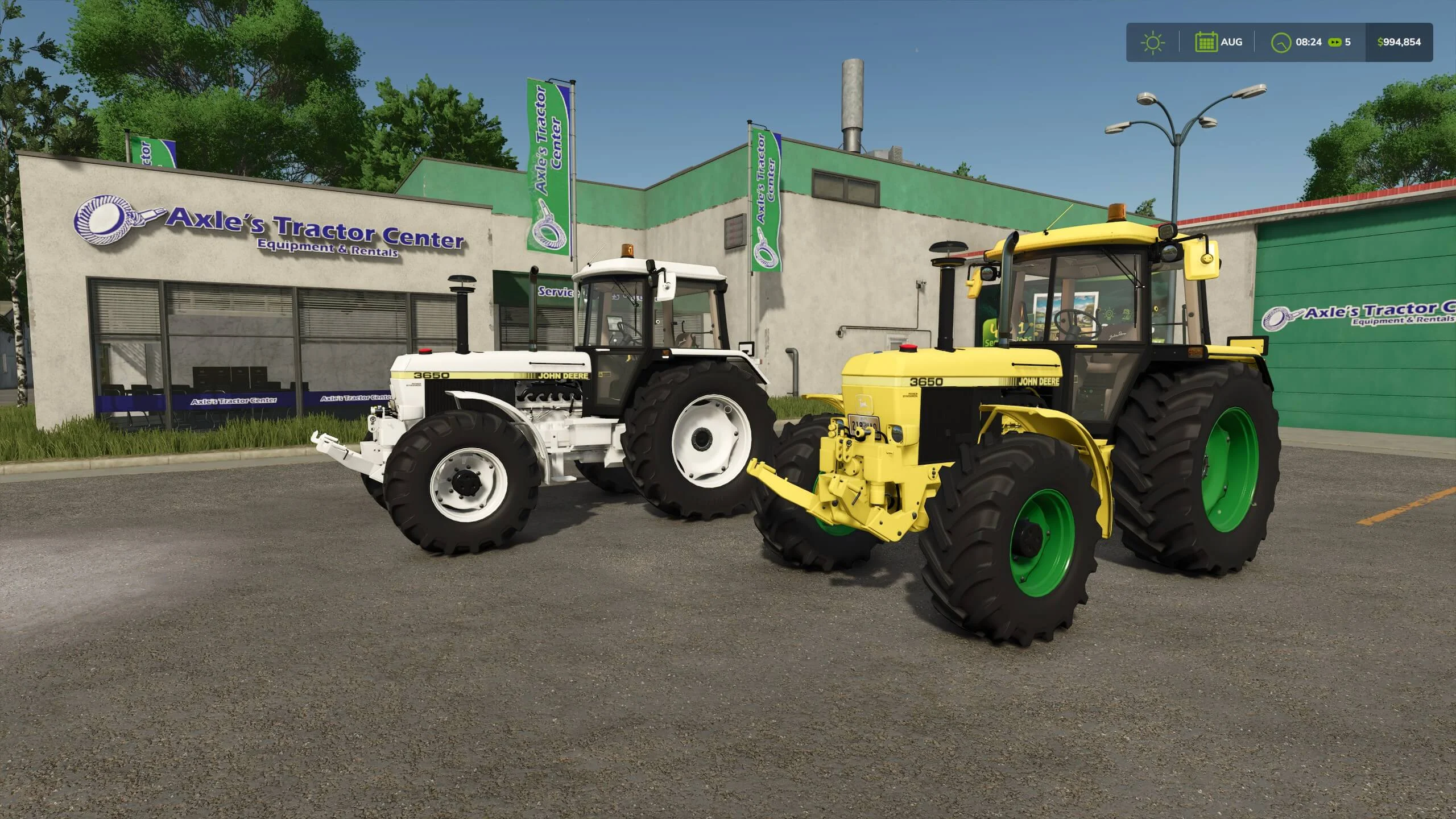 FS25 John Deere 3650 Restored V1.0 Tractors Mod FS25 Mod Free Download