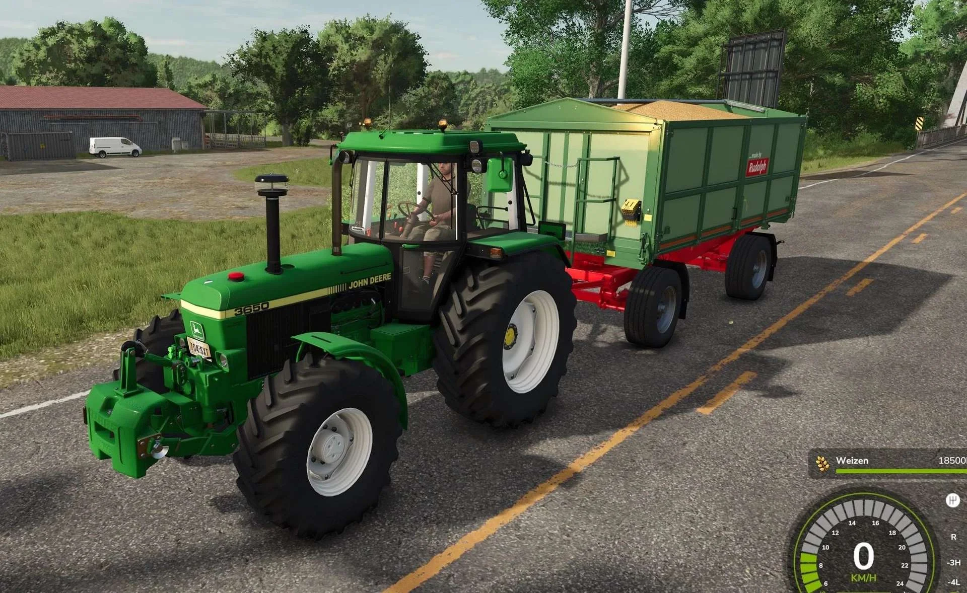 FS25 John Deere 3650 Umbau von MTSH v1.4 Tractors Mod