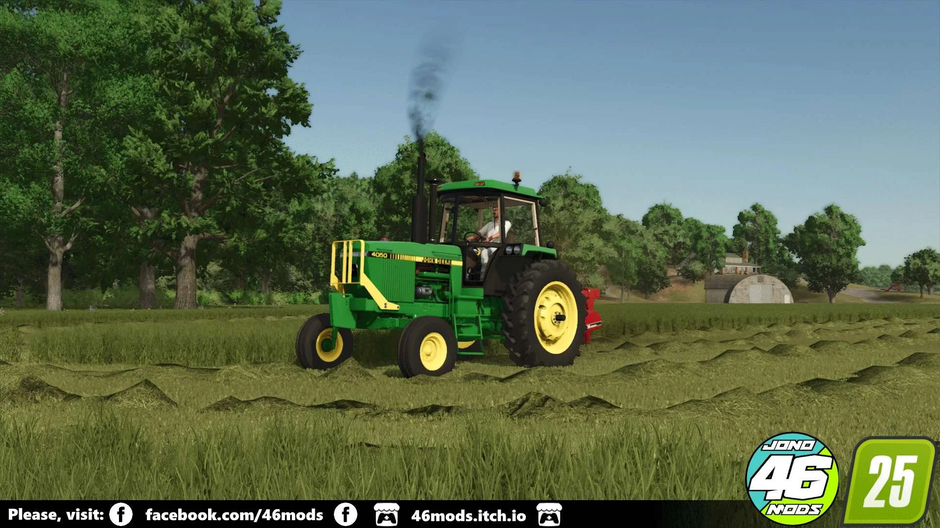 FS25 John Deere 4050-4055 Small Frame Series v1.0 Tractors Mod FS25 Mod Free Download