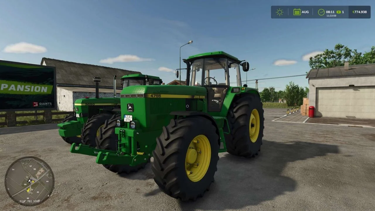 FS25 John Deere 4755 v1.3 FS25 Tractors Mod FS25 Mod Free Download