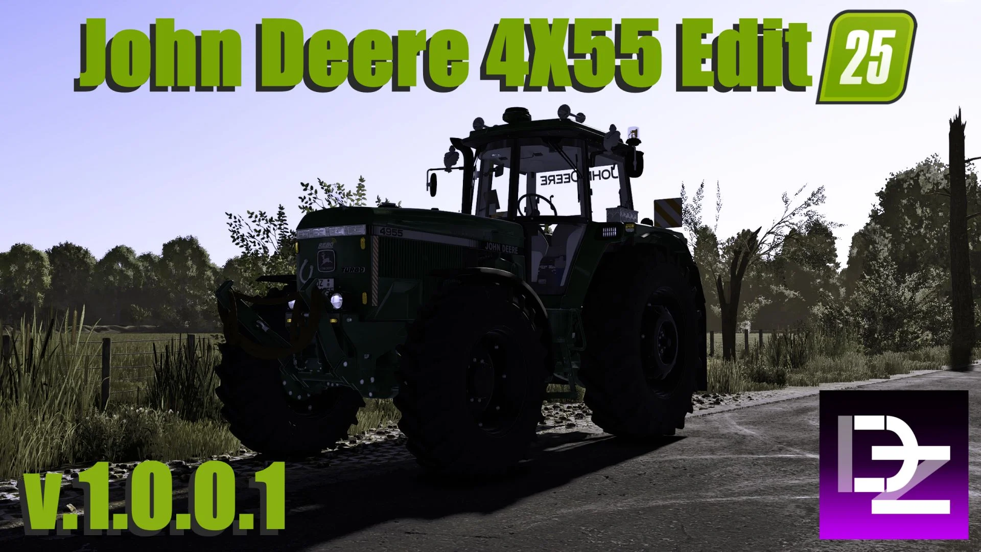 FS25 John Deere 4X55 Edit V1.0.0.1 Tractors Mod FS25 Mod Free Download