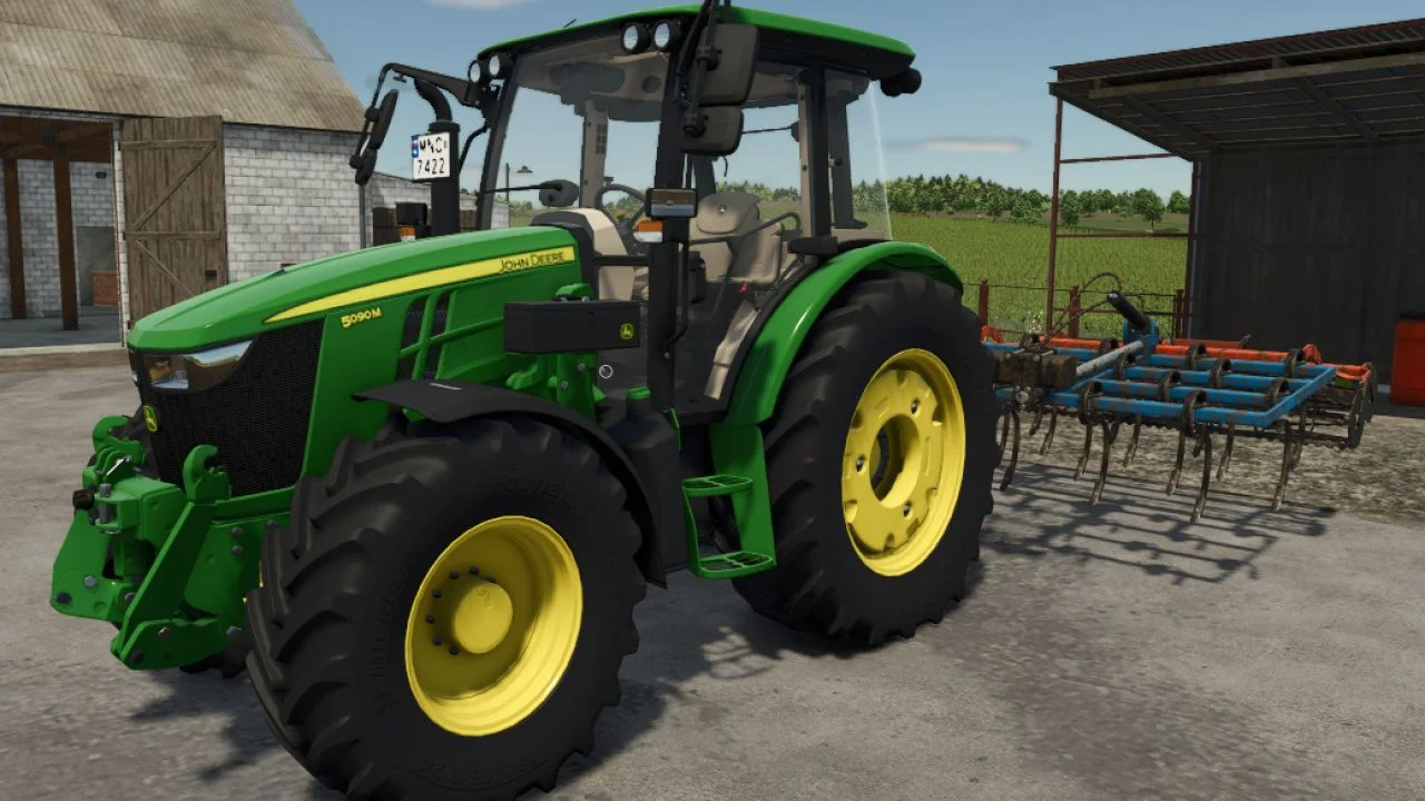 FS25 John Deere 5M Series V1.0.3.1 Tractors Mod FS25 Mod Free Download