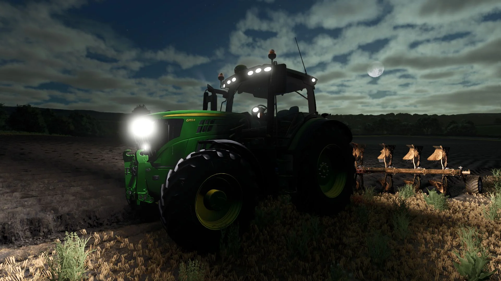 FS25 John Deere 61xxR Medium Frame 2015 v1.0 Tractors Mod FS25 Mod Free Download