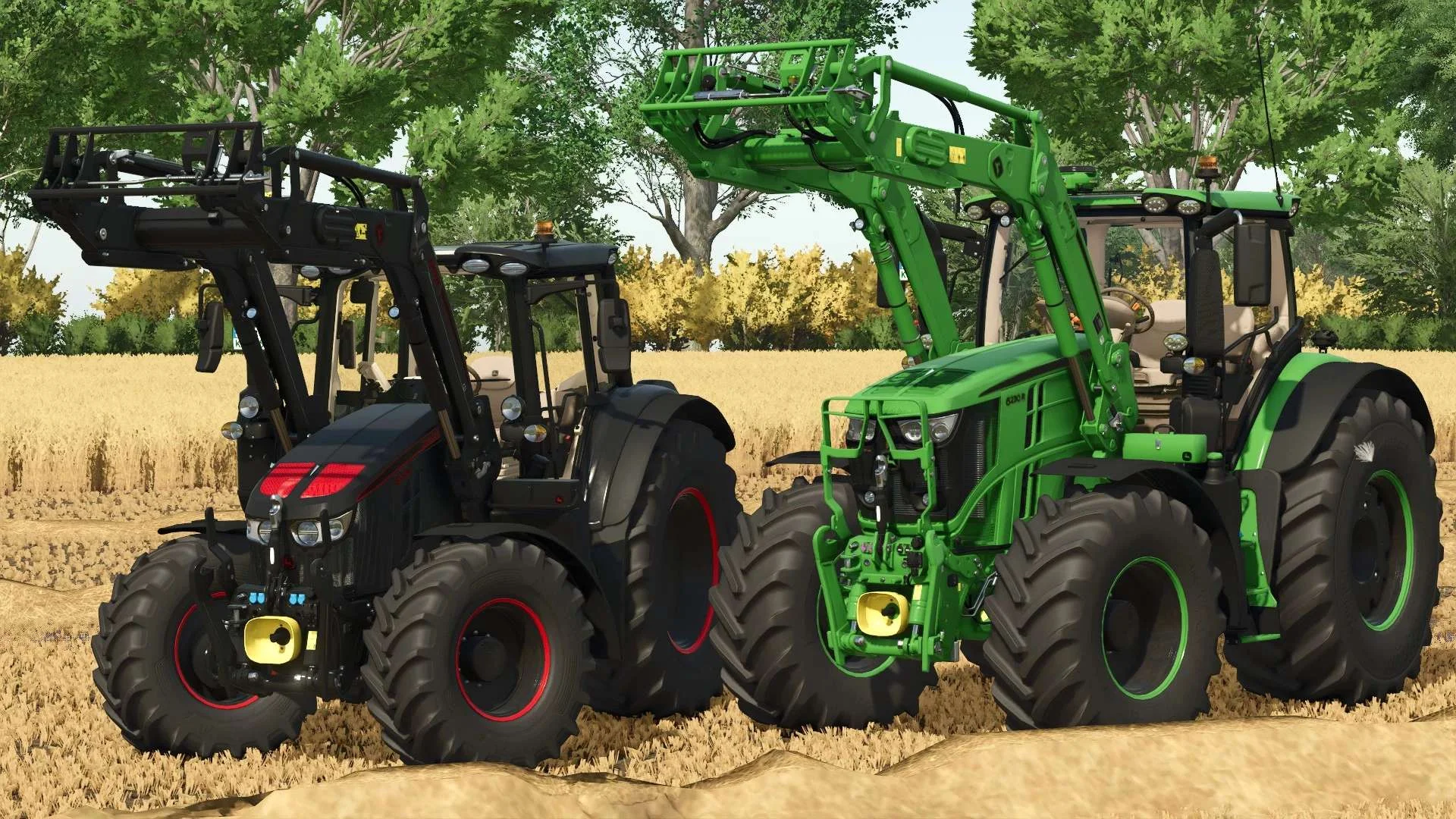 FS25 John Deere 6M & 6R Series v1.0 Tractors Mod FS25 Mod Free Download