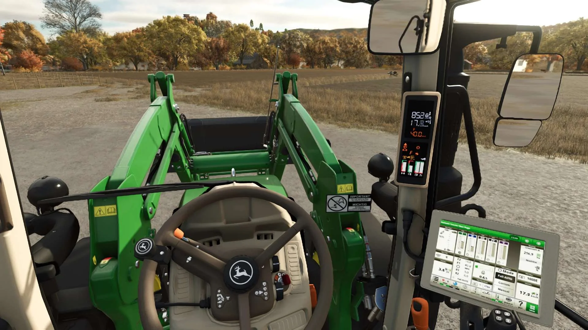 FS25 John Deere 6M + FL 603R v1.0 Tractors Mod FS25 Mod Free Download