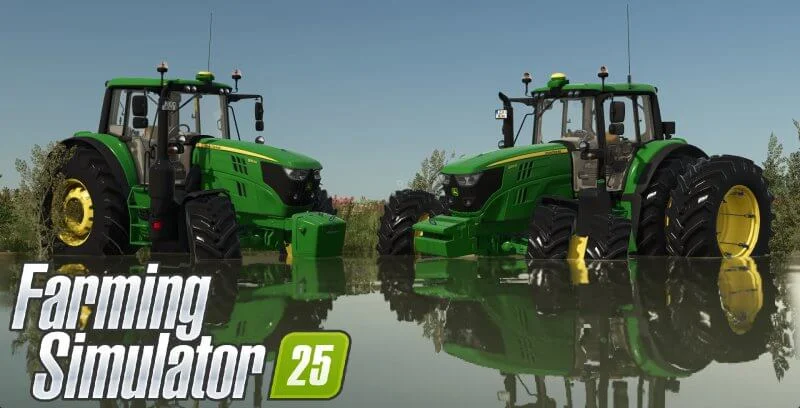 FS25 John Deere 6M Medium Frame Series 2016 V1.0 Tractors Mod FS25 Mod Free Download