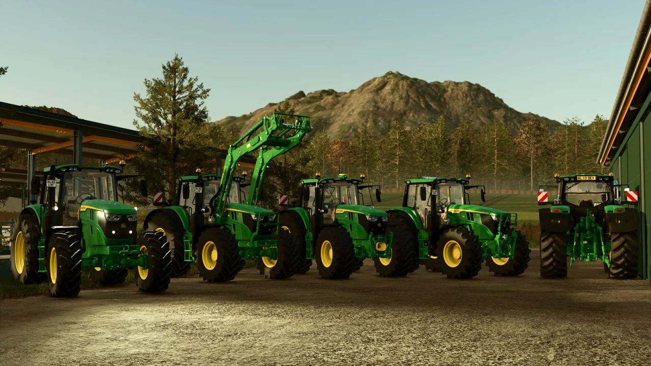 FS25 John Deere 6M Medium Frame Series 2024 V1.0 Tractors Mod