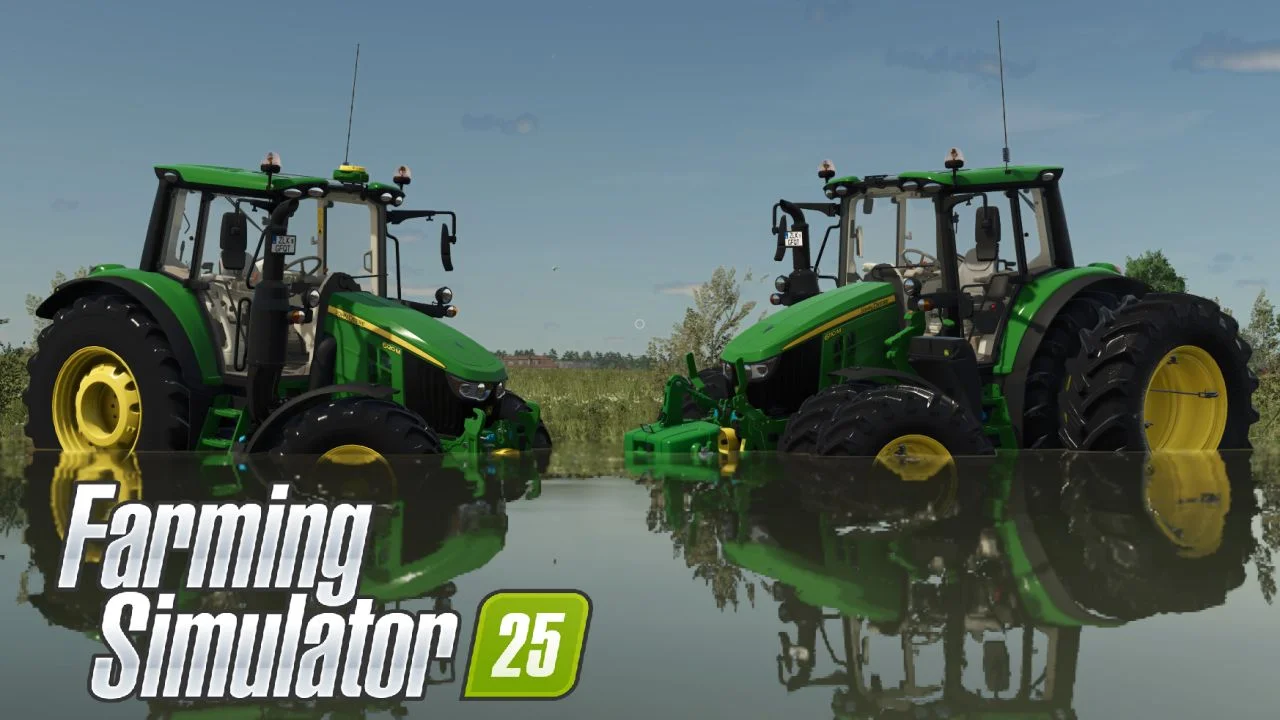 FS25 John Deere 6M Small Frame Series 2020 V1.0 Tractors Mod FS25 Mod Free Download