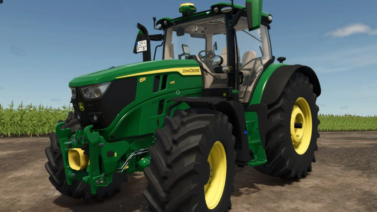 FS25 John Deere 6R 145-185 V1.3.0.1 Tractors Mod FS25 Mod Free Download