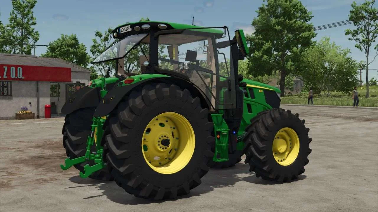FS25 John Deere 6R 145-185 v1.5 Tractors Mod FS25 Mod Free Download
