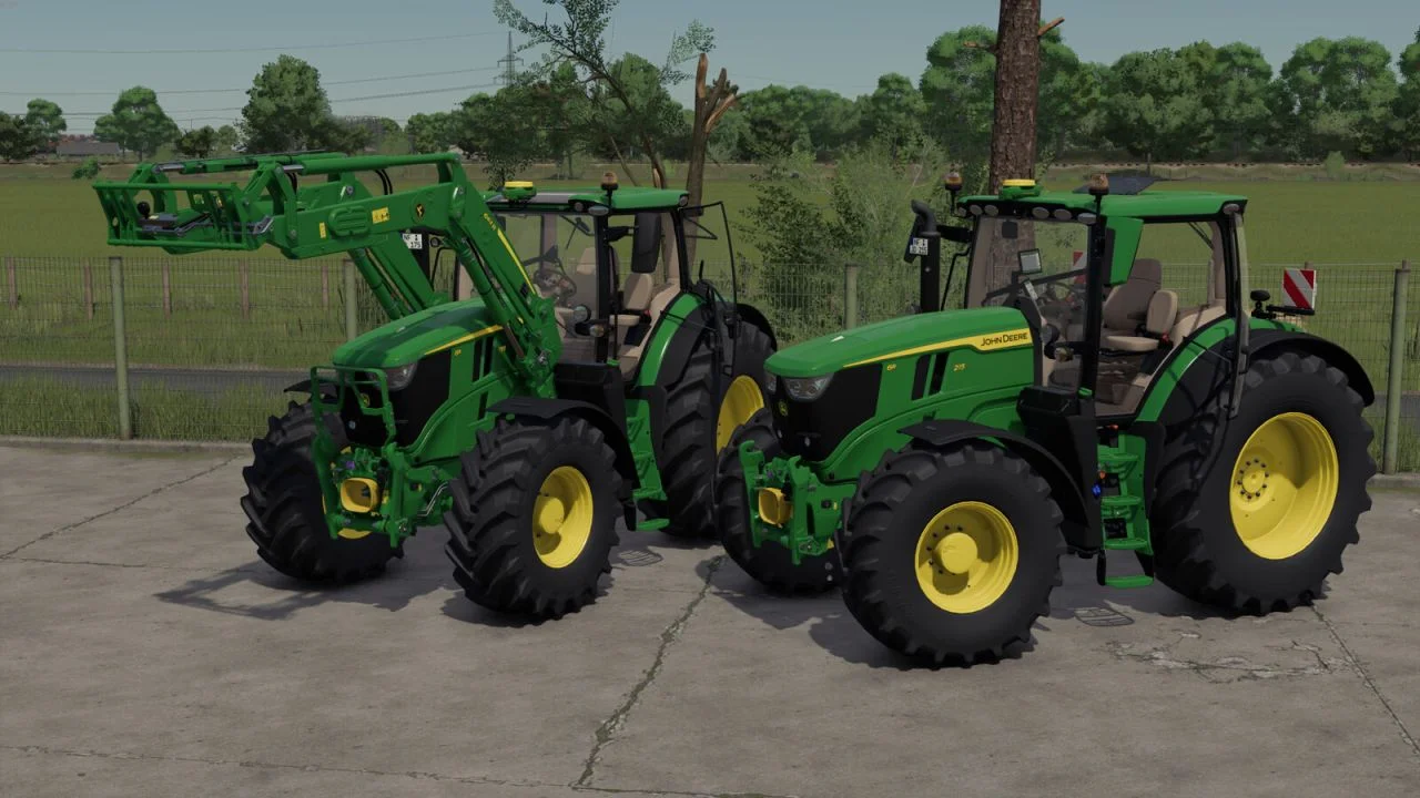 FS25 John Deere 6R 175-215 V1.1.1 Tractors Mod