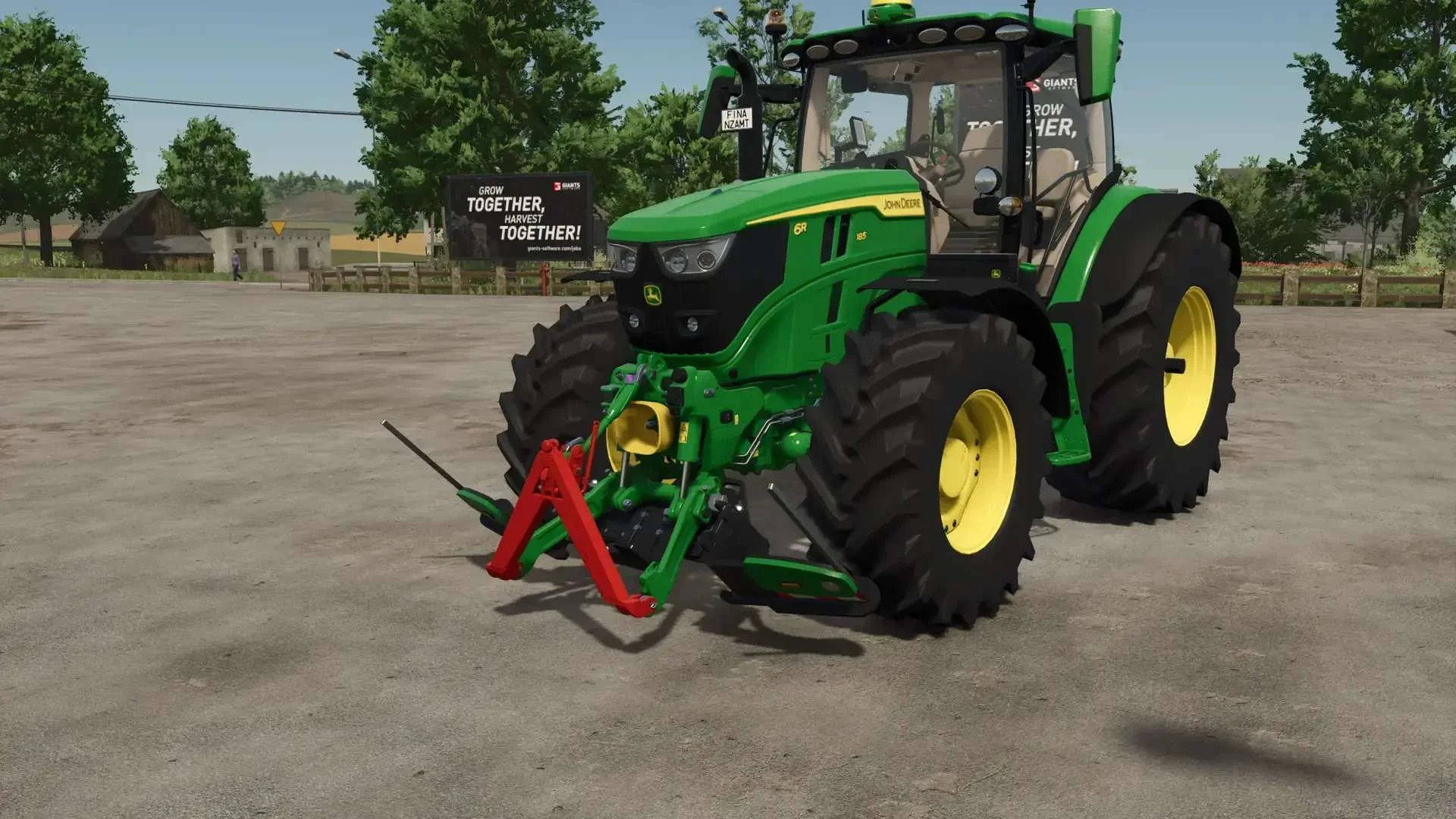 FS25 JOHN DEERE 6R Agribumper v2.0.2.1 Tractors Mod FS25 Mod Free Download