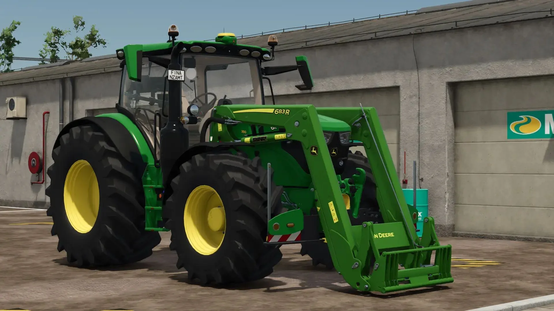 FS25 JOHN DEERE 6R Agribumper V2.0.3.1 Tractors Mod FS25 Mod Free Download