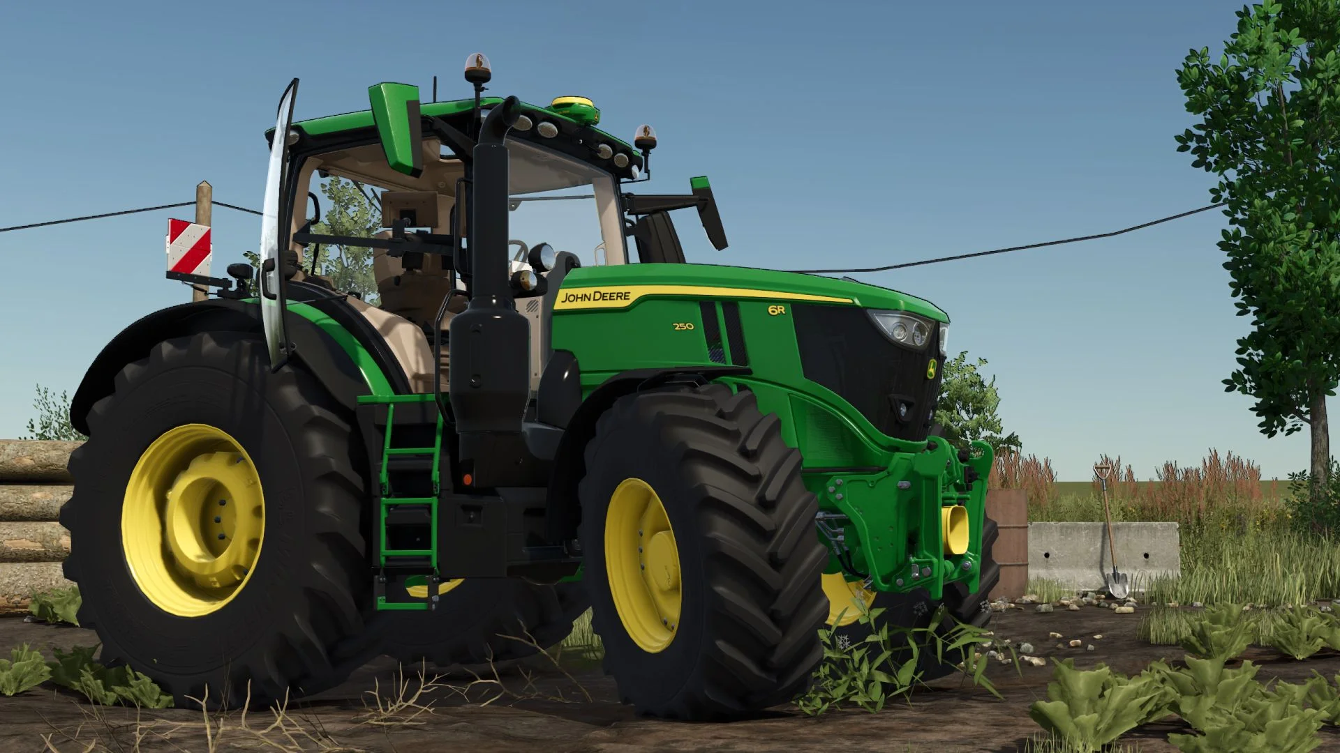FS25 John Deere 6R ExtraLarge Frame Gen2 V1.1 Tractors Mod FS25 Mod Free Download