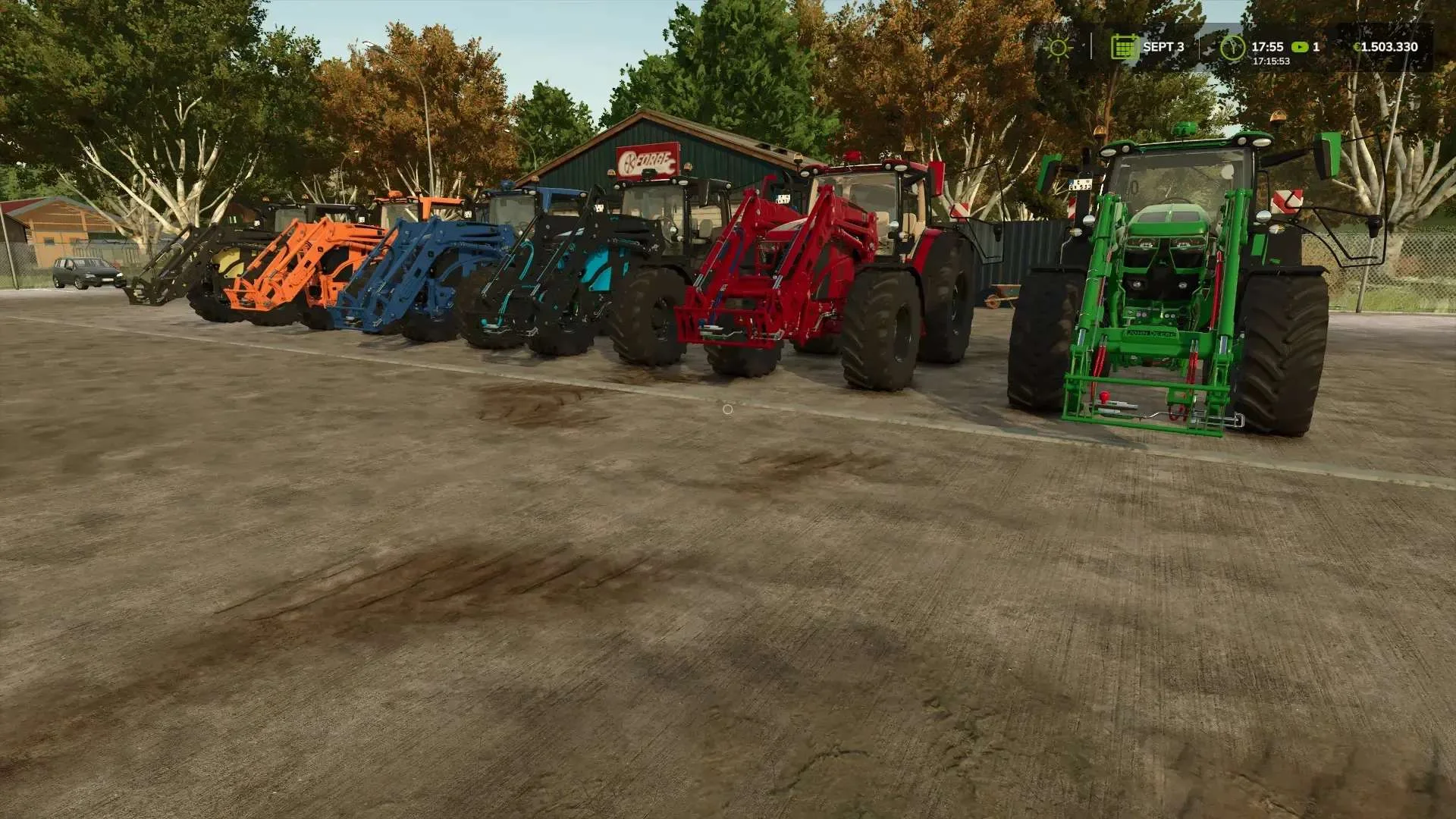 FS25 John Deere 6R Large Frame with Frontlader 600R v1.0.0.7 Tractors Mod