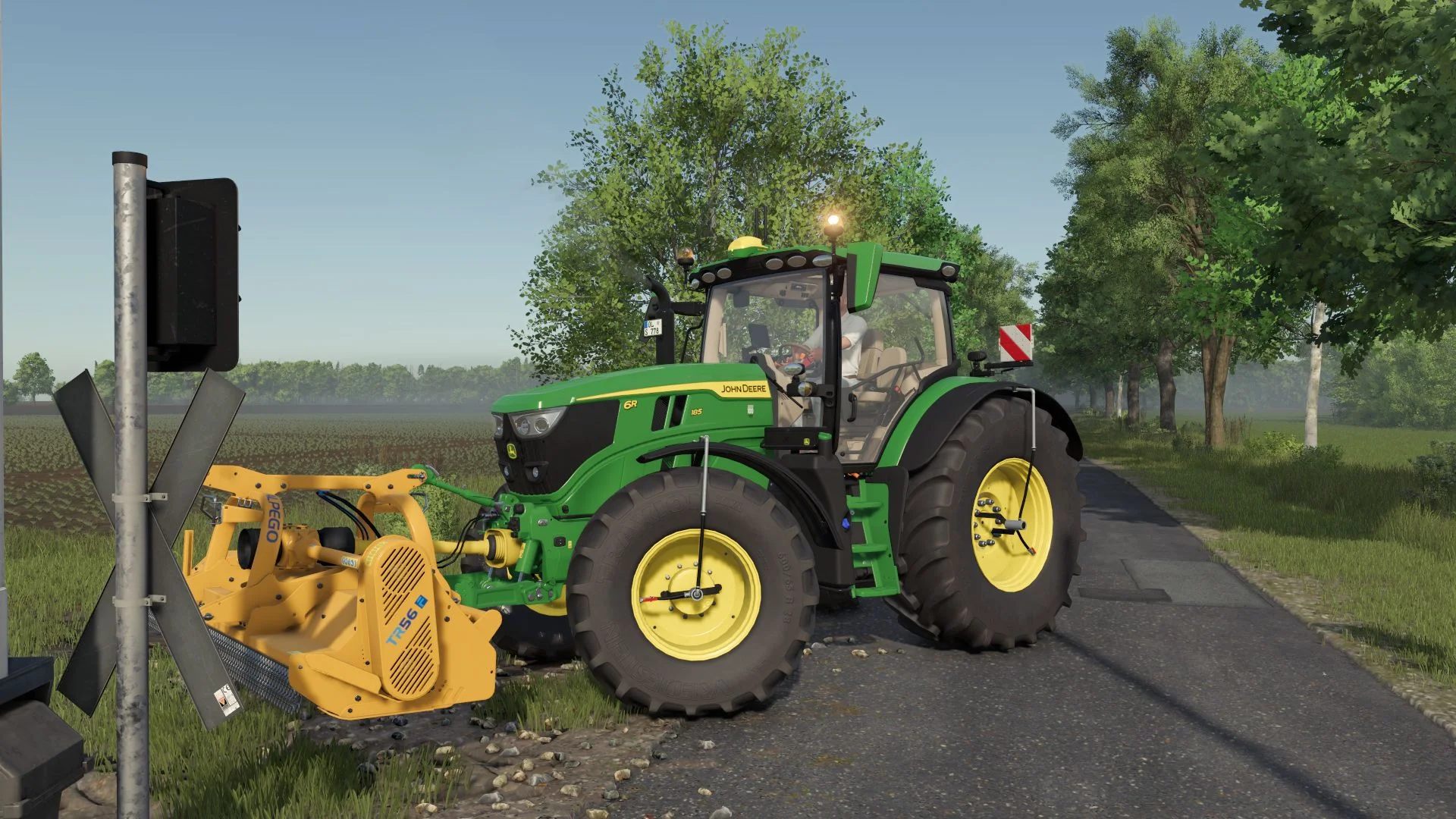 FS25 John Deere 6R Medium Frame 2021 Gen2 V1.0 Tractors Mod