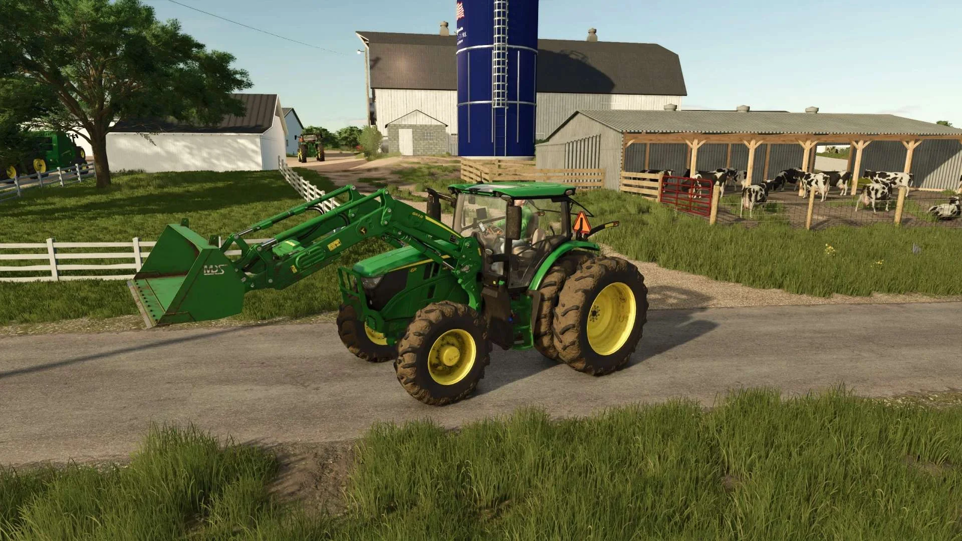 FS25 John Deere 6R Medium Frame USA v1.0 Tractors Mod FS25 Mod Free Download