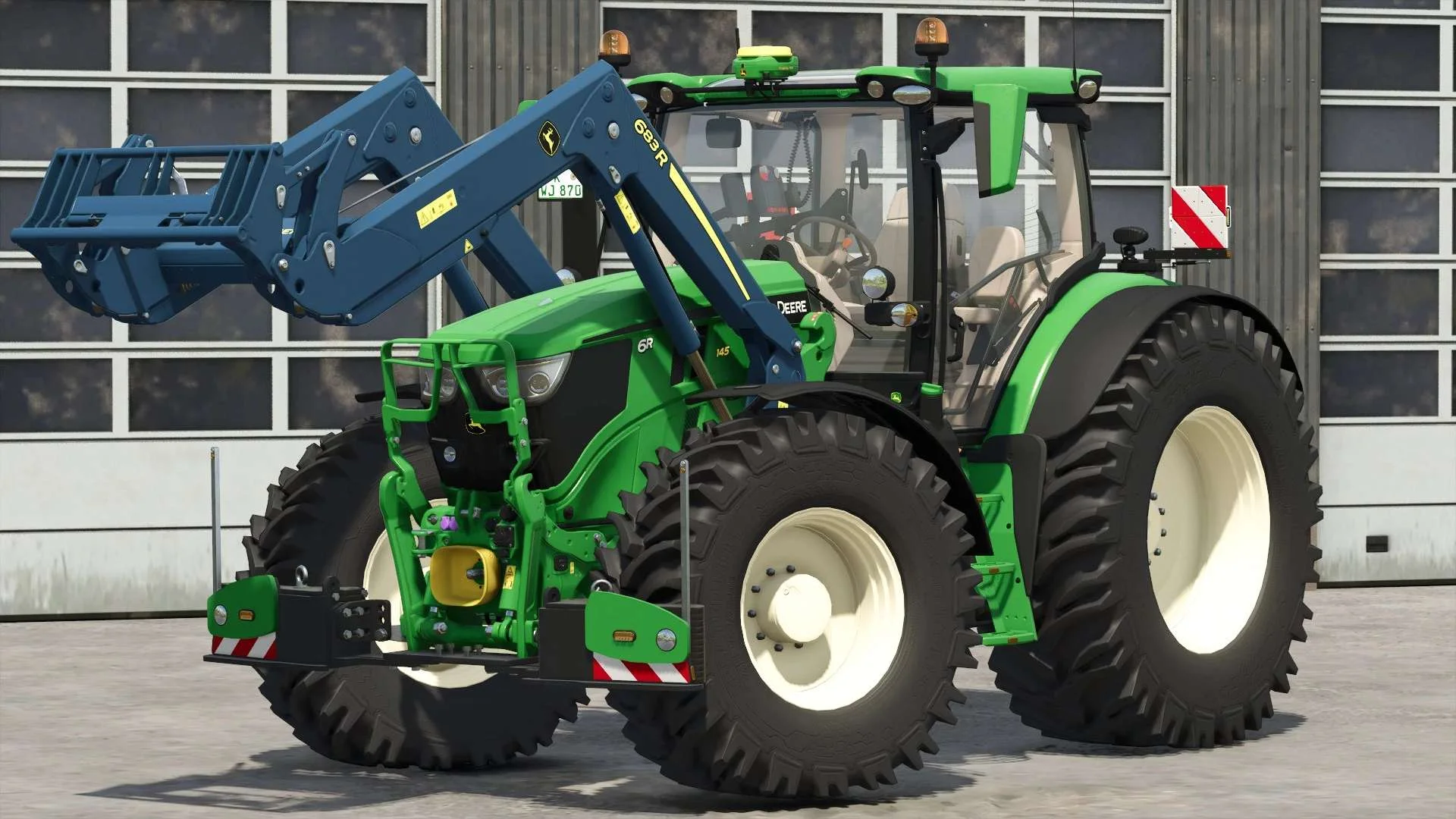 FS25 John Deere 6R Series v1.0.0.1 Tractors Mod