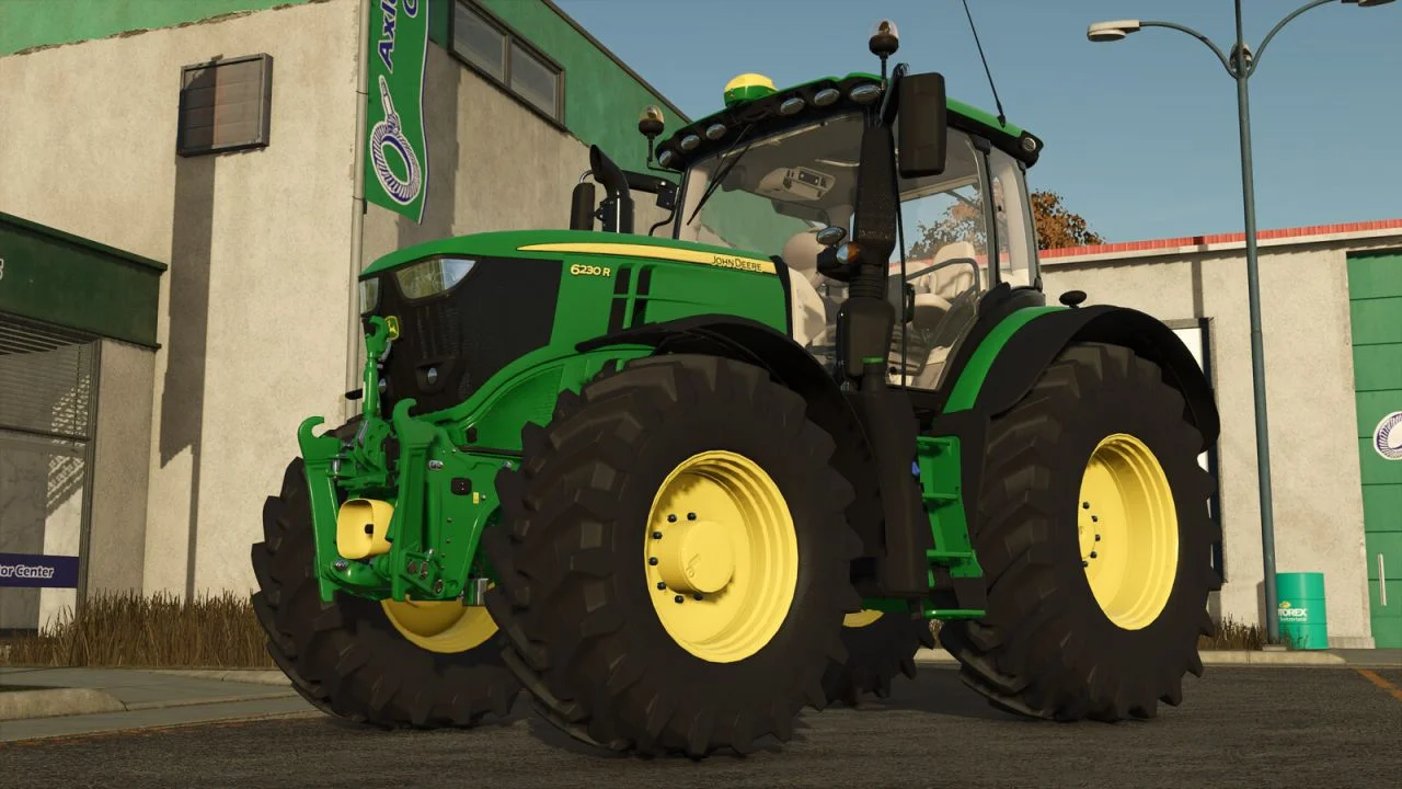 FS25 John Deere 6R Series V2.0 Tractors Mod
