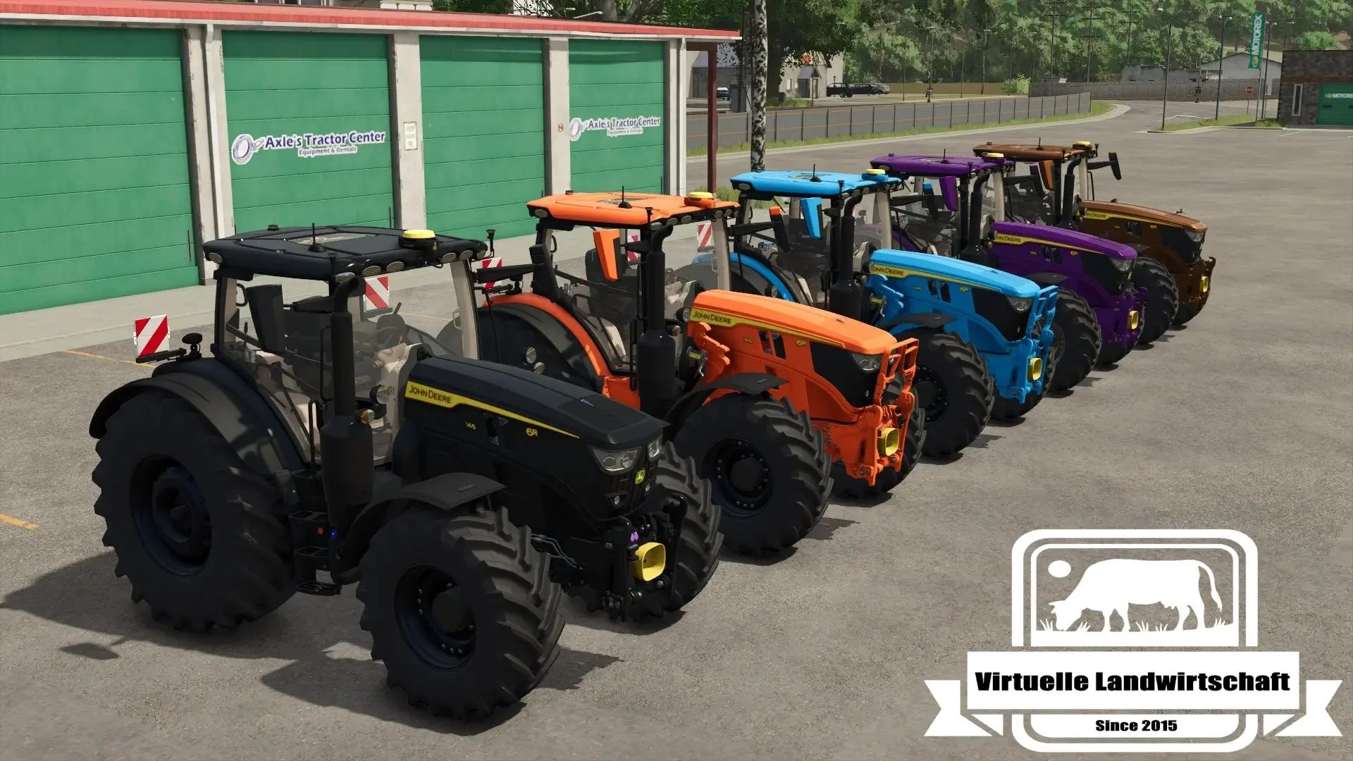 FS25 John Deere 6R Series with choice of colors V1.1 Tractors Mod FS25 Mod Free Download